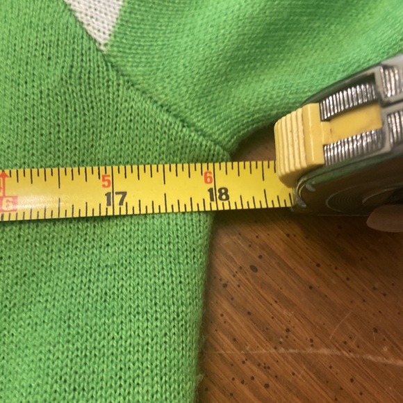 Seahawks lime green &sparkle glitter blue sweater size small - Picture 6 of 13